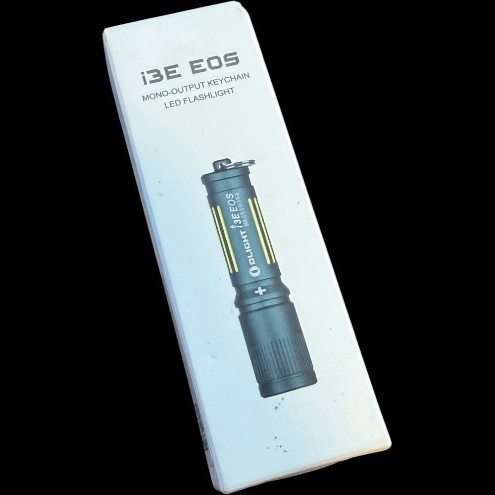 Olight i3E EOS Keychain LED Flashlight 90 Lumens Dream Blue AAA Included